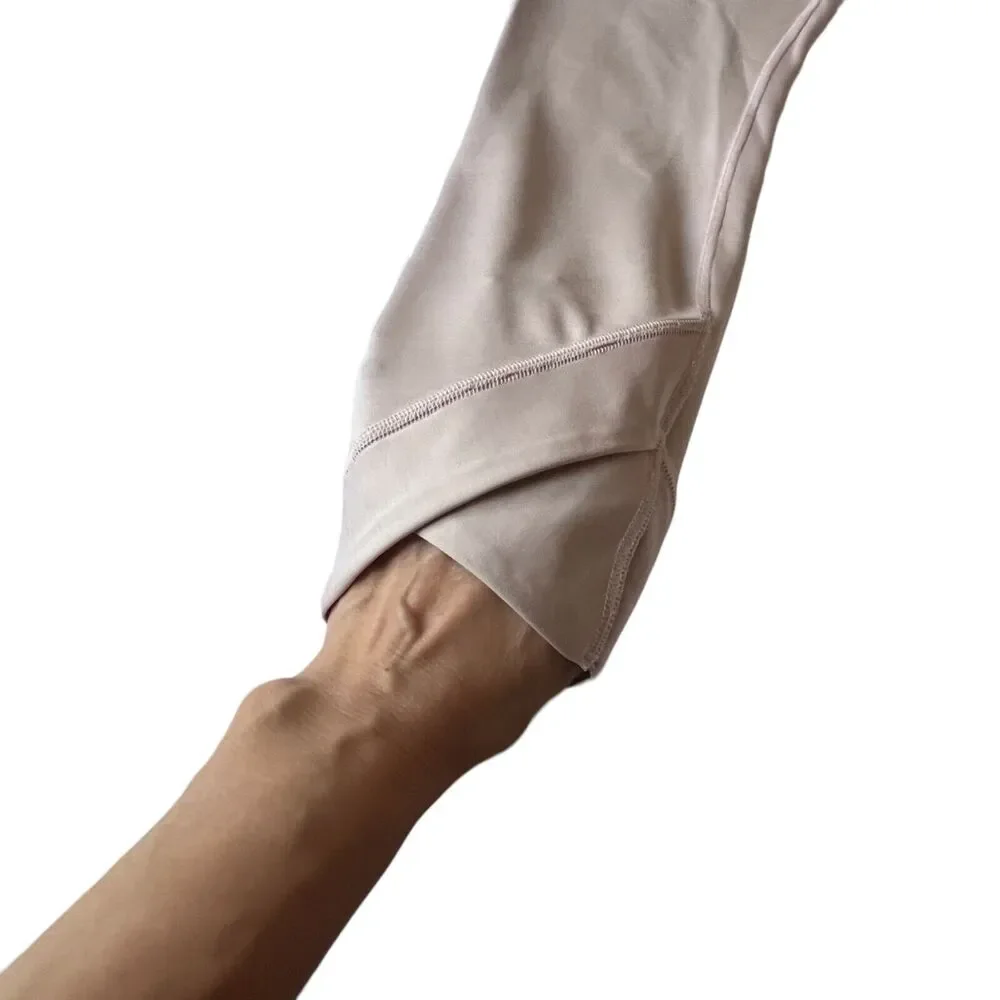 Nike Womens Yoga Wrap High Waist Leggings cj4215-516 Plum Chalk Barely Rose L - Picture 6 of 16